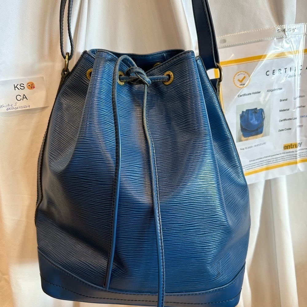 Authentic Vintage Louis Vuitton Noe GM Monogram Bucket Bag